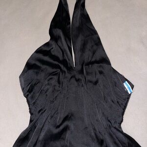 French Connection Black Halter‎ Top